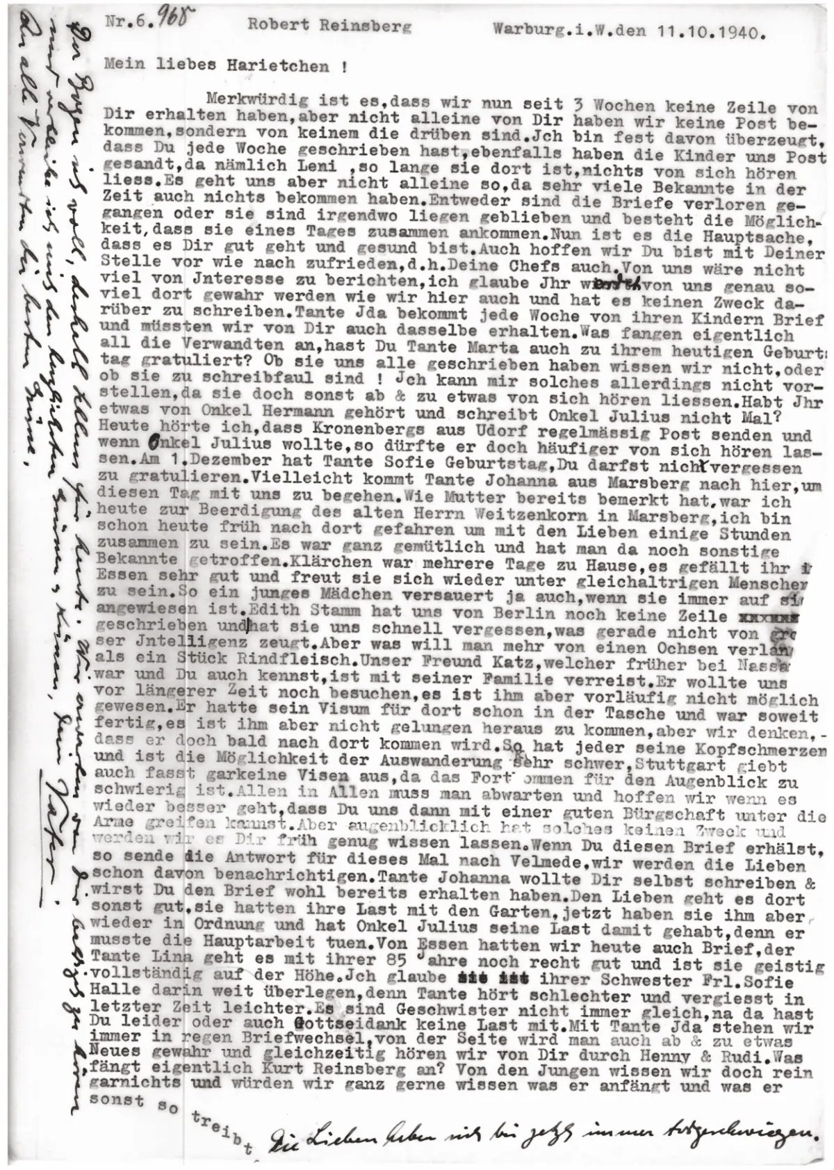 Brief Nr. 06 Seite 1 von 2