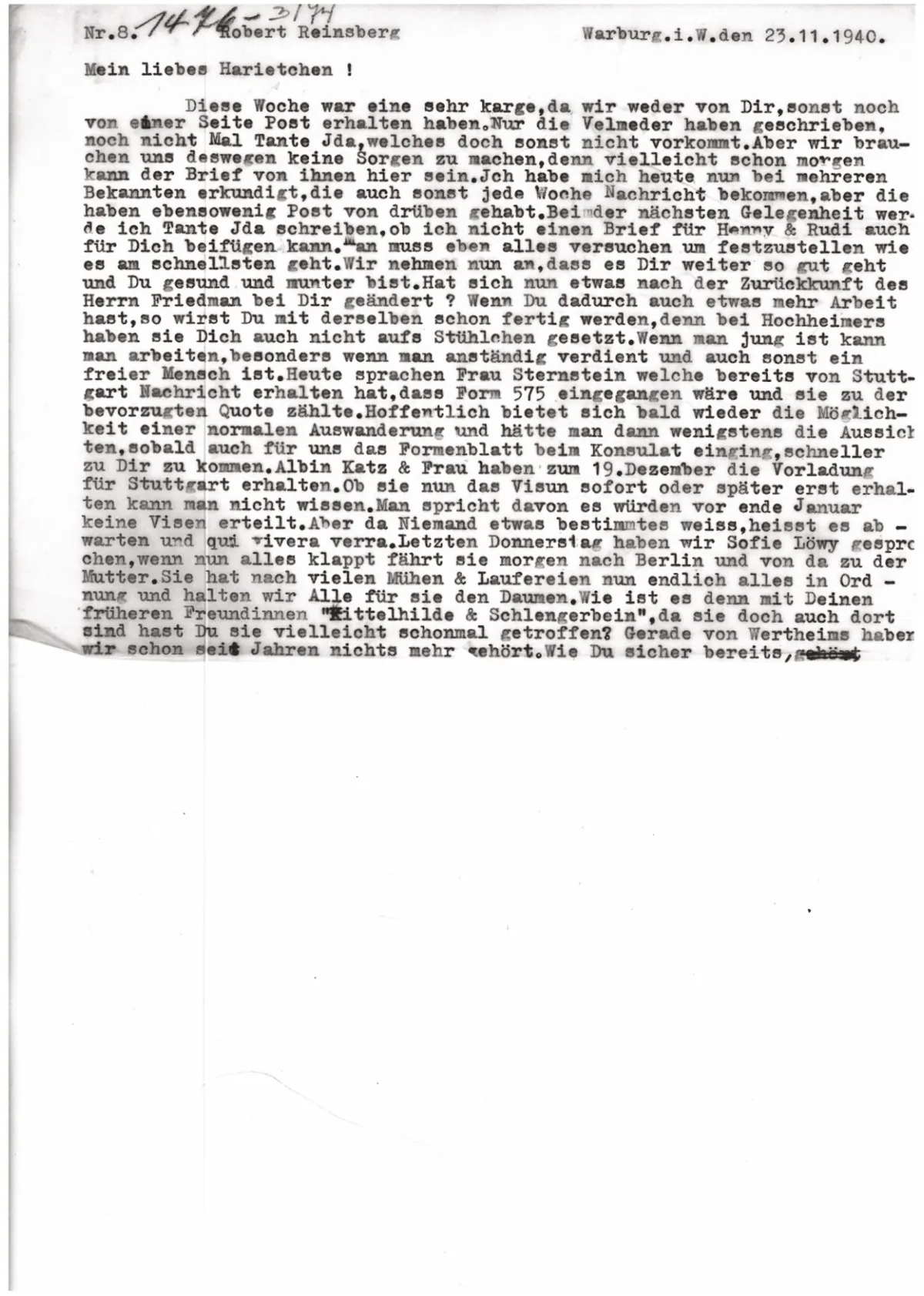 Brief Nr. 08 Seite 1 von 6