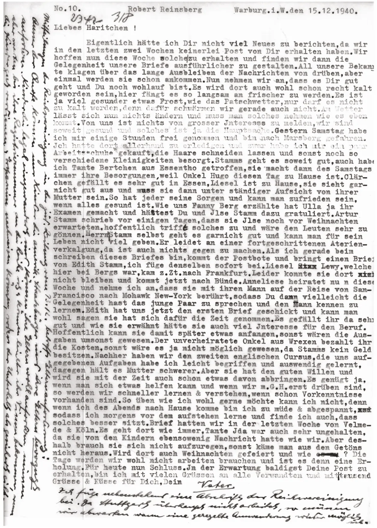 Brief Nr. 10 Seite 1 von 3