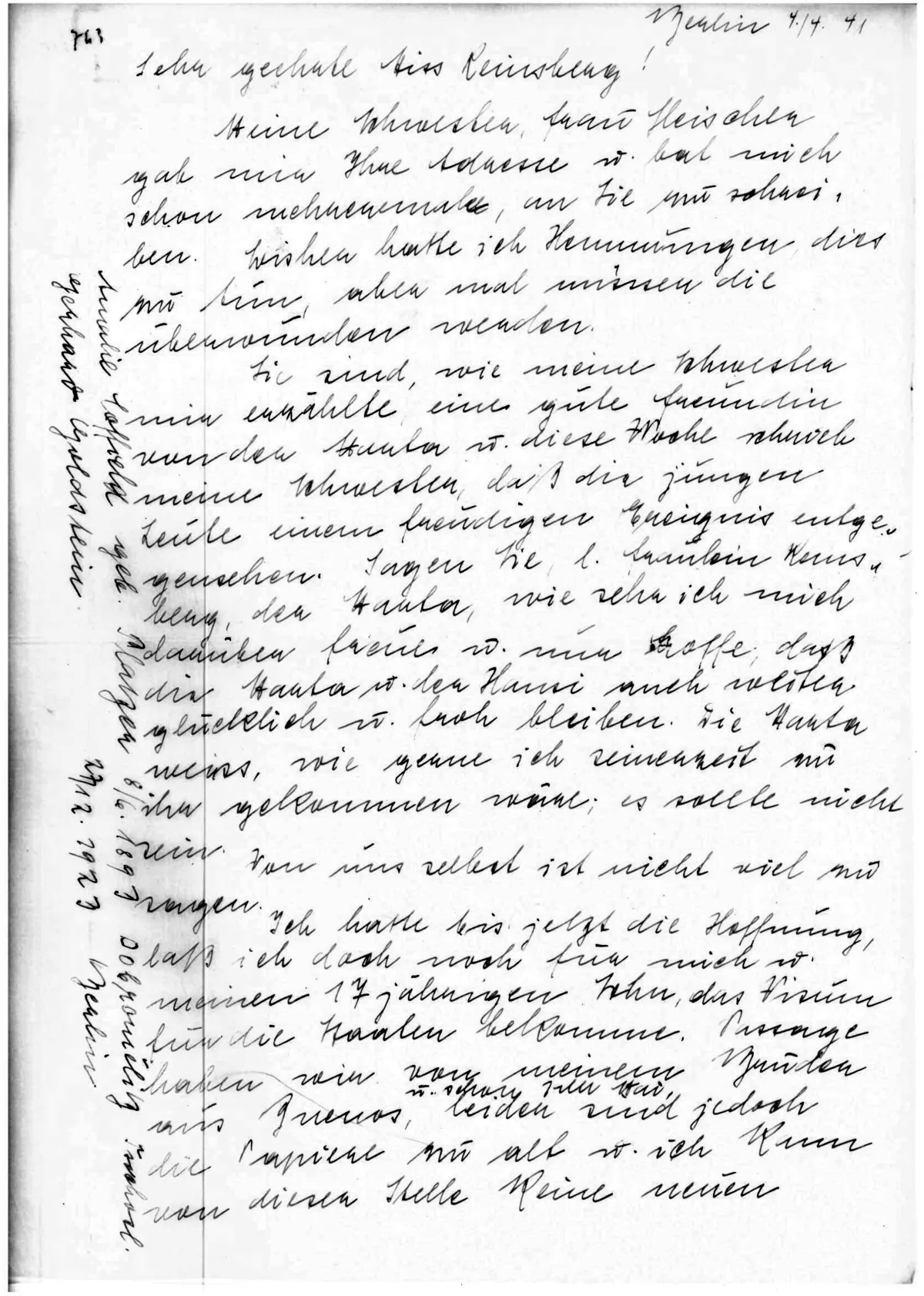 Brief Nr. 22 Seite 3 von 3