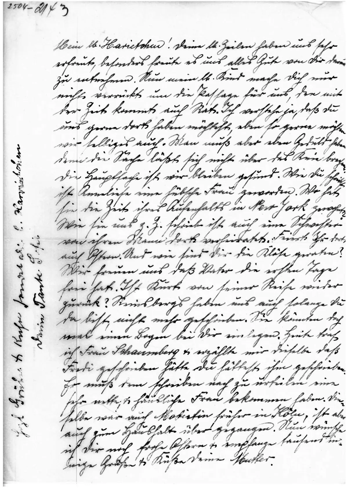 Brief Nr. 25 Seite 2 von 2