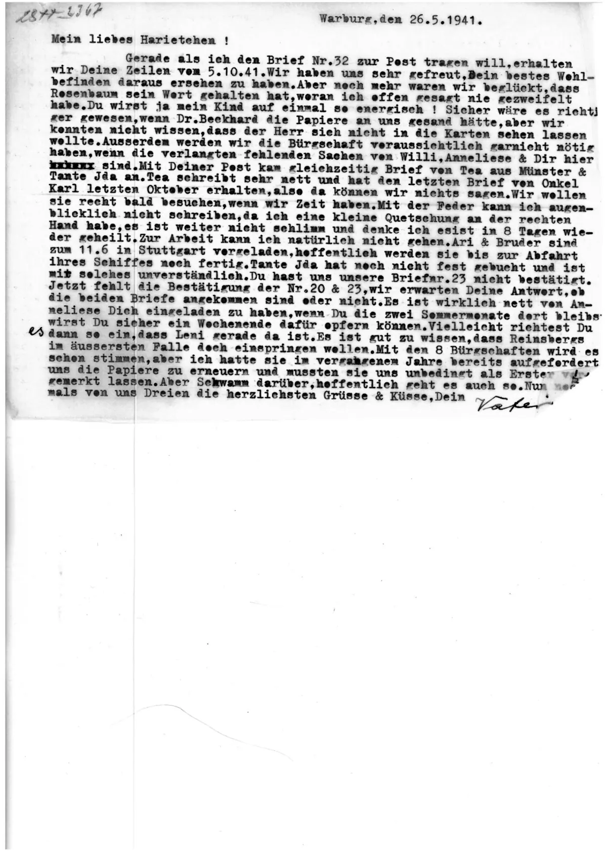 Brief Nr. 32 Seite 3 von 3