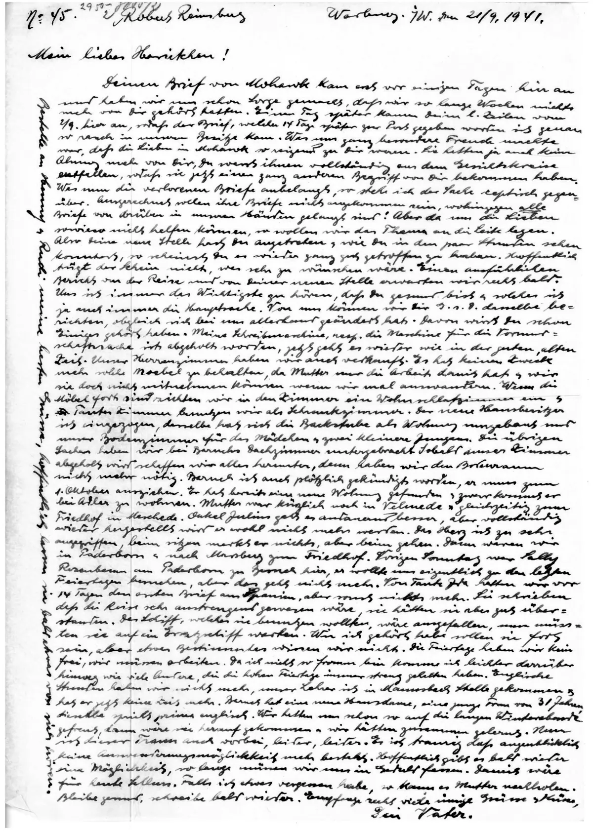 Brief Nr. 45 Seite 1 von 4