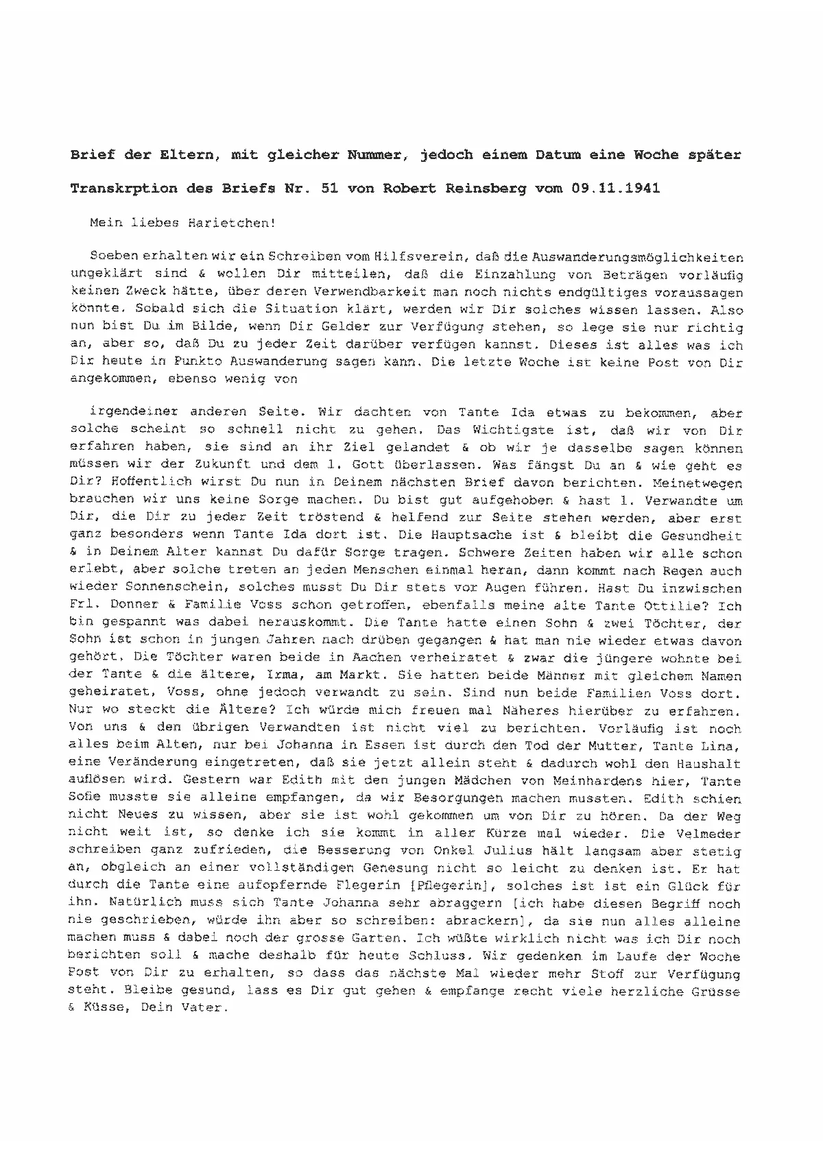 brief 51 09 transkript